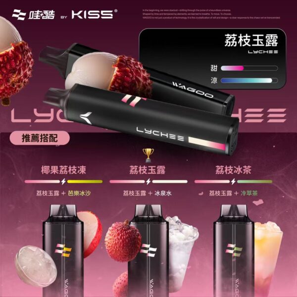 💗哇酷 KIS5的高端品牌❣️ WAGOO 6500口新品！🌈KIS5 爆款家族新成員🔥 口感自由混更爽❤️ 限時滿10送1！